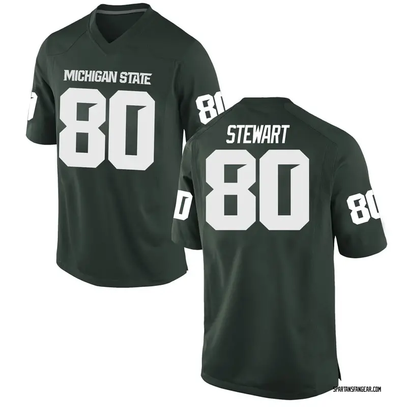 Game Men S Ian Stewart Michigan State Spartans Green Football College Jersey Game Men S Ian Stewart Michigan State Spartans Green Football College Jersey